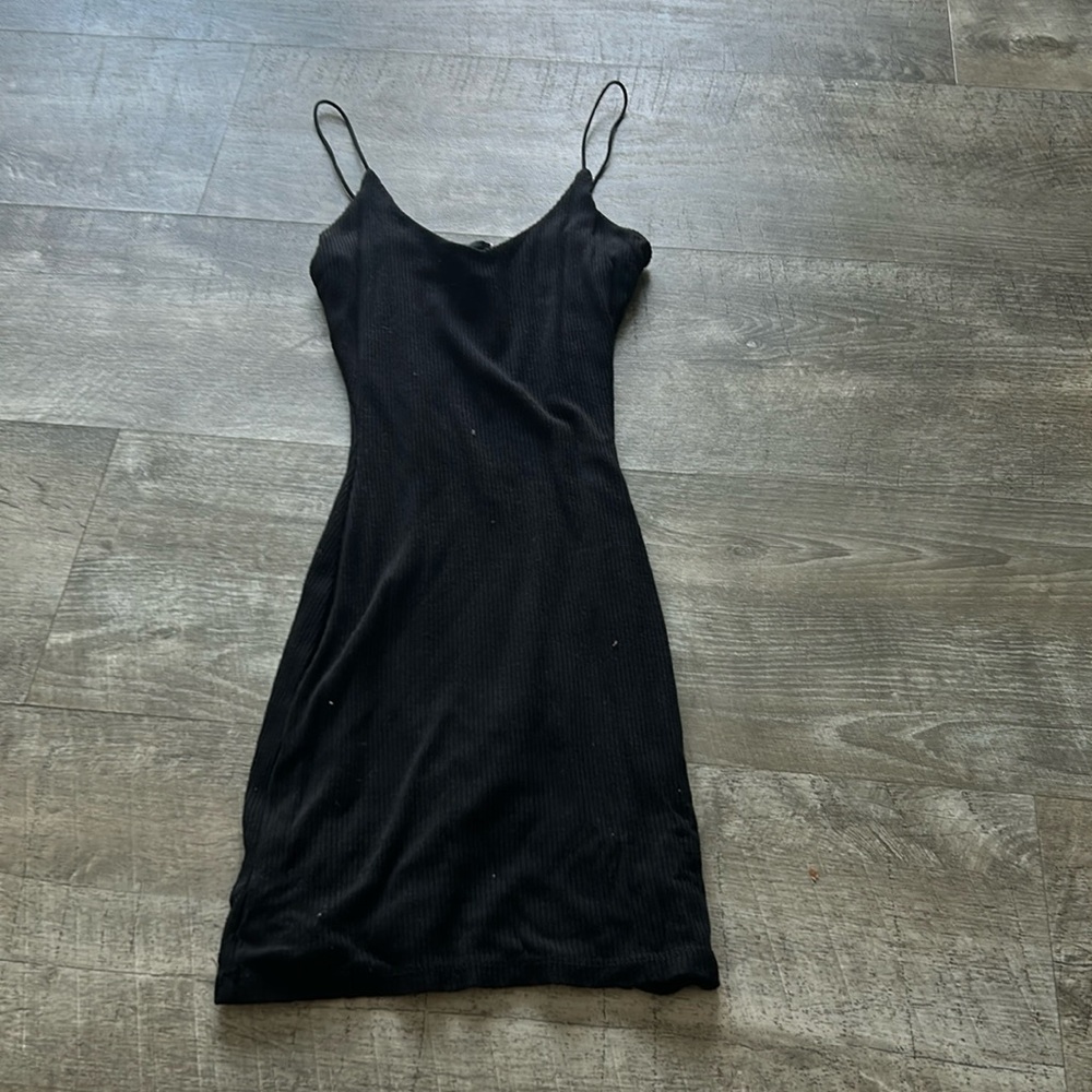 Mini black dress
